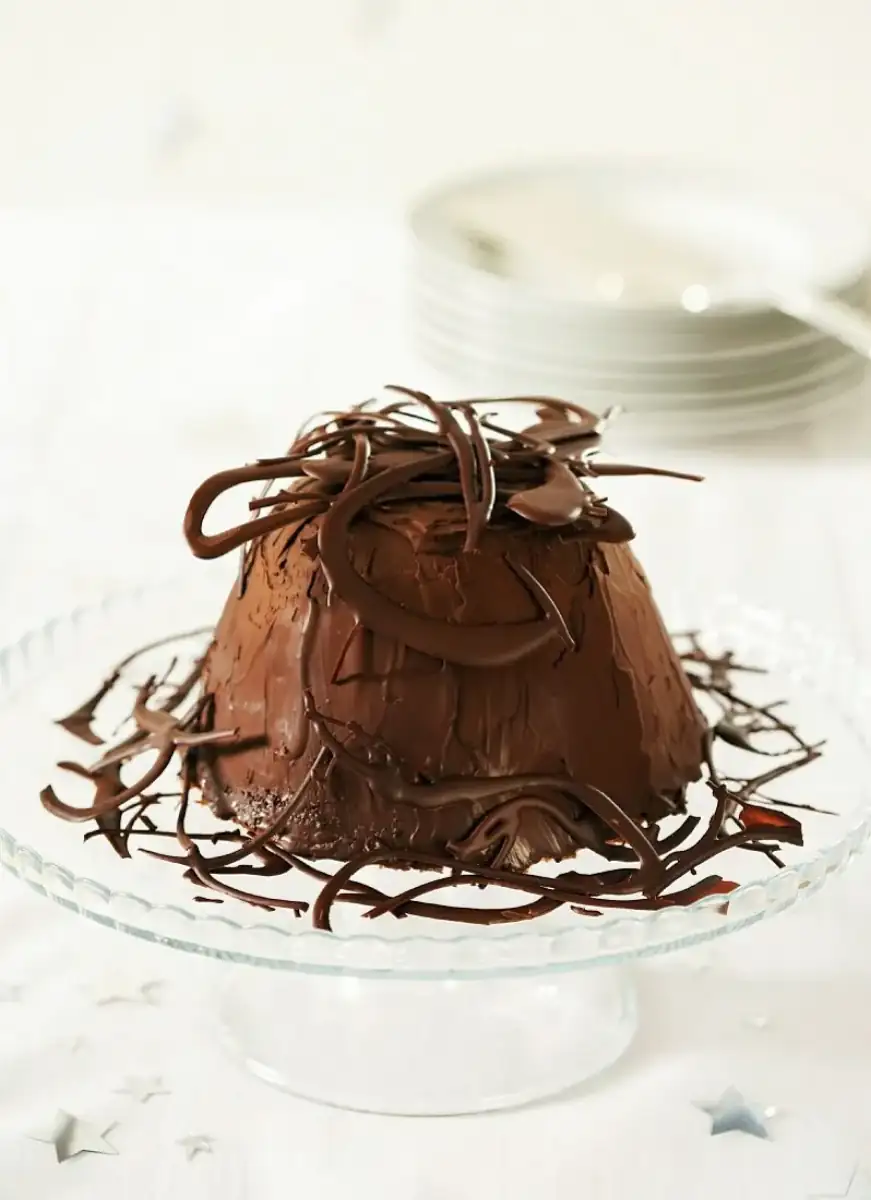 Blancmange σοκολάτας