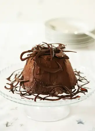Blancmange σοκολάτας