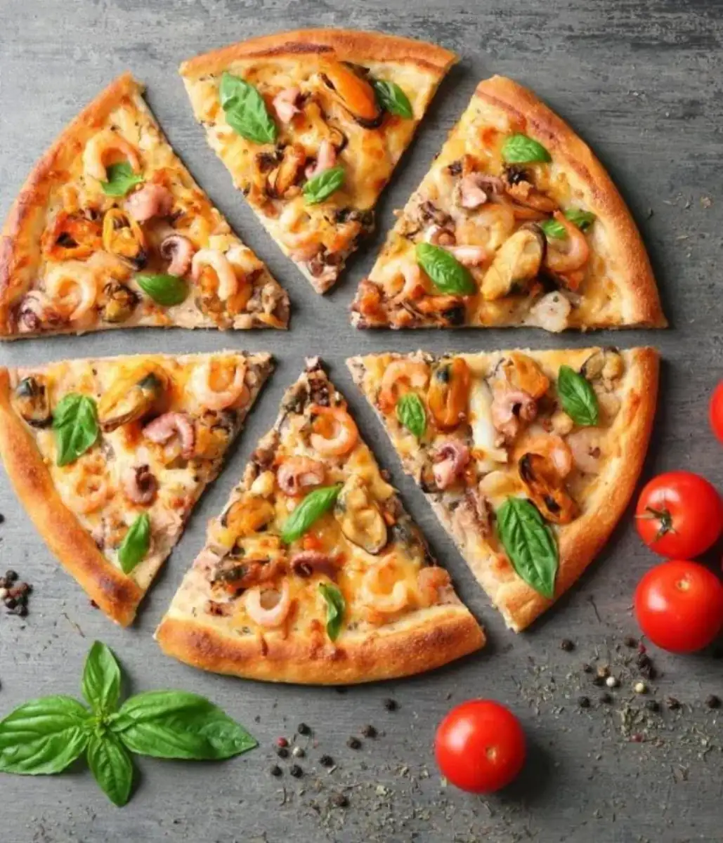 Pizza με θαλασσινά