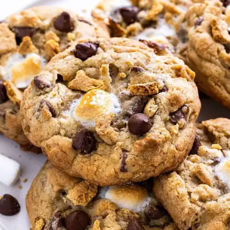 Cookies με καρύδια και δάκρυα σοκολάτας